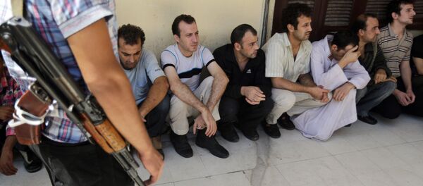 Архивное фото сирийских заключенных - Sputnik Казахстан