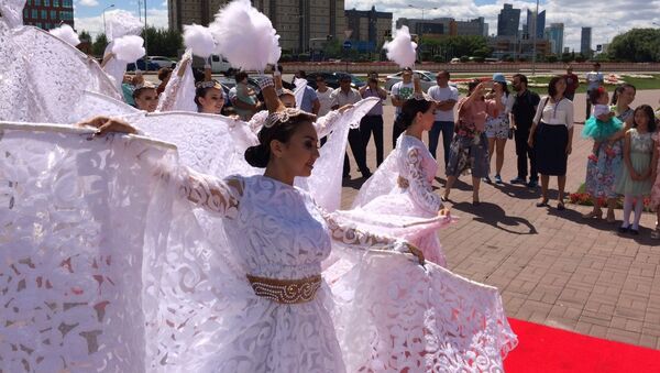 Церемония массового бракосочетания в Астане - Sputnik Казахстан