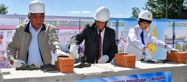 Строительство дома для полицейских в Петропавловске Строительство дома для полицейских в Петропавловске - Sputnik Казахстан