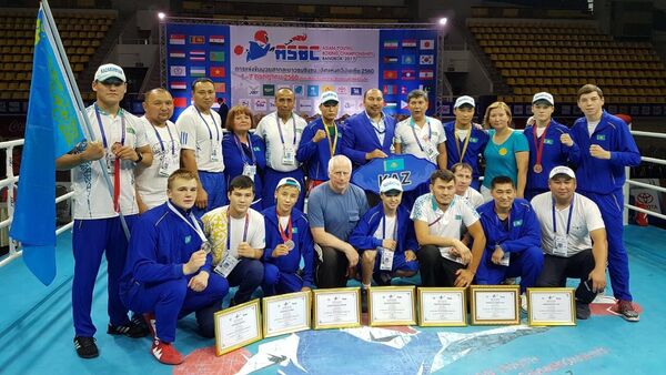 Казахстанские боксеры на молодежном чемпионате Азии-2017 - Sputnik Казахстан