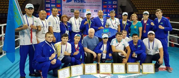 Казахстанские боксеры на молодежном чемпионате Азии-2017 Казахстанские боксеры на молодежном чемпионате Азии-2017 - Sputnik Казахстан