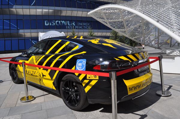 Автомобиль Тесла - Sputnik Казахстан