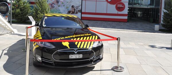 Автомобиль Тесла Автомобиль Тесла - Sputnik Казахстан