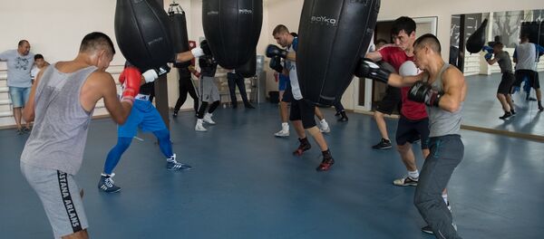 Боксеры Astana Arlans провели открытую тренировку - Sputnik Казахстан