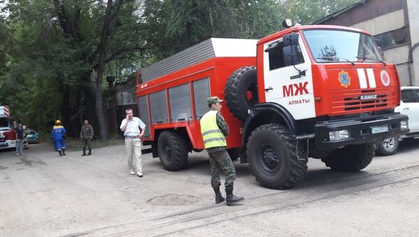 Архивное фото пожарной машины - Sputnik Казахстан