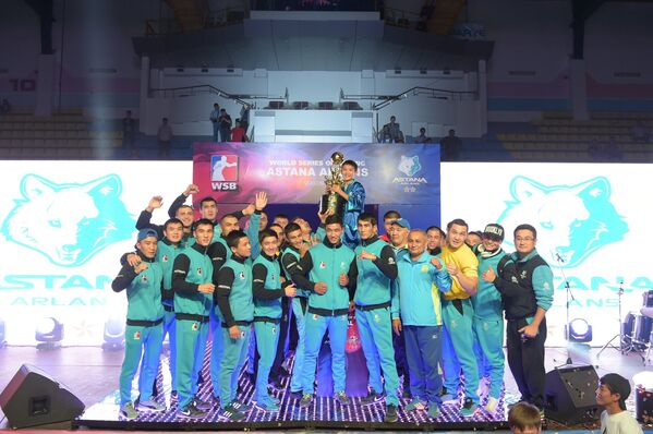 Клуб Astana Arlans после победы над Cuba Domadores - Sputnik Казахстан