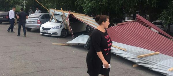 Последствия урагана в Усть-Каменогорске Последствия урагана в Усть-Каменогорске - Sputnik Казахстан