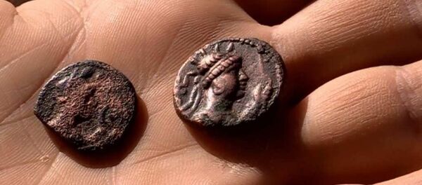 Монеты Кангюйского государства, найденные при раскопках в ЮКО - Sputnik Казахстан