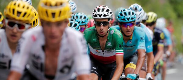 Велогонщик AstanaProTeam Фабио Ару - Sputnik Казахстан