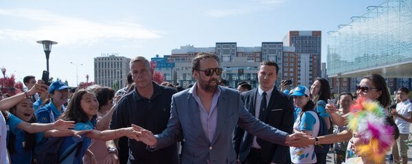 Николас Кейдж в Астане - Sputnik Казахстан