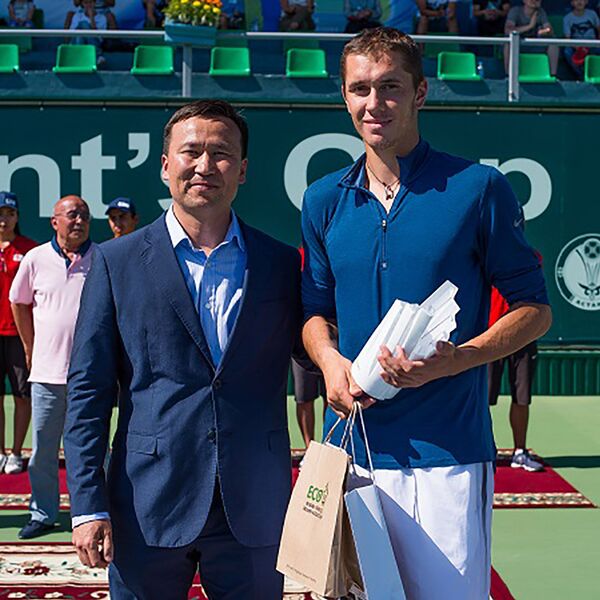 Белорусский теннисист Егор Герасимов победил на Кубке президента РК - Sputnik Казахстан