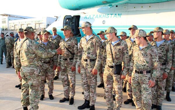 Военнослужащие Казахстана отправились на АрМИ-2017 - Sputnik Казахстан
