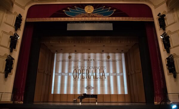 Сцена, где пройдет конкурс Опералия Пласидо Доминго - Sputnik Казахстан