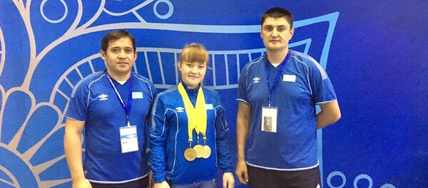 Тяжелоатлетка Карина Кузганбаева - Sputnik Казахстан