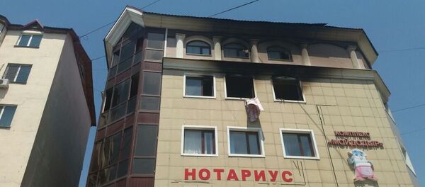 Пожар в жилом доме в Жетысуском районе Алматы - Sputnik Казахстан