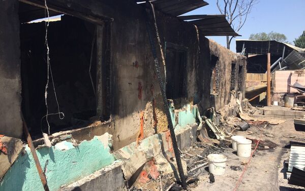 Последствия пожара в Туздыбастау - Sputnik Казахстан