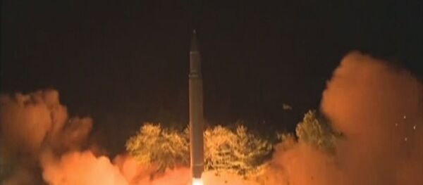 Запуск баллистической ракеты в Северной Корее - Sputnik Казахстан