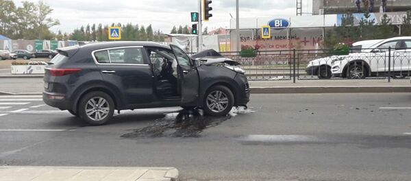 Семья с 7-летним ребенком попала в ДТП в Астане - Sputnik Казахстан