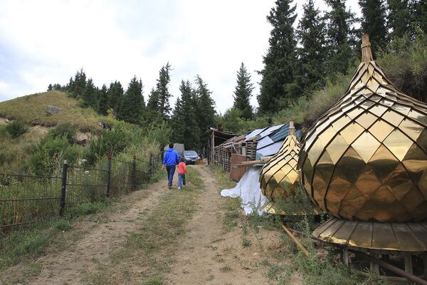 Скит в Аксайском ущелье Алматинской области - Sputnik Казахстан