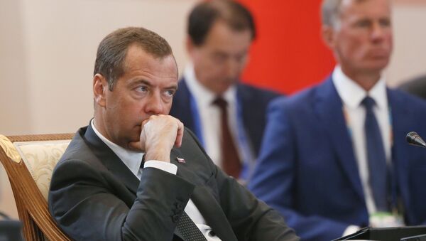 Дмитрий Медведев на заседании Евразийского межправительственного совета - Sputnik Казахстан