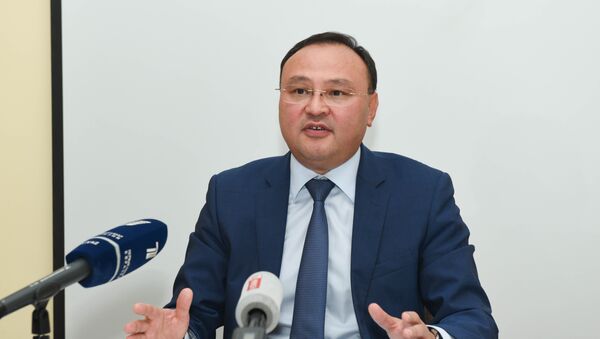 Руководитель управления предпринимательства Алматы Алмас Мадиев - Sputnik Казахстан