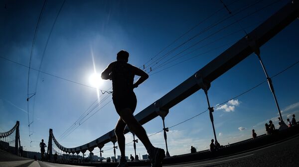 Участники на дистанции марафона, архивное фото - Sputnik Қазақстан