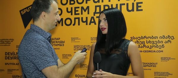 Анна Неделько - специальный корреспондент Sputnik на шоу Ты супер! Танцы - Sputnik Казахстан