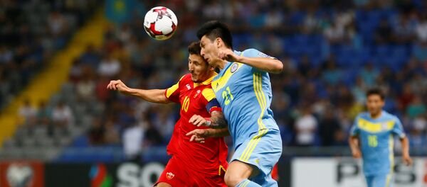 Матч Казахстан - Черногория в рамках отборочного цикла ЧМ-2018 Матч Казахстан - Черногория в рамках отборочного цикла ЧМ-2018 - Sputnik Казахстан