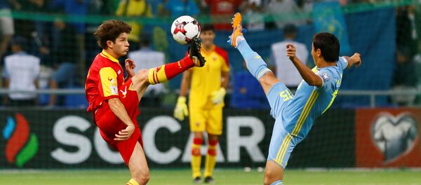 Матч Казахстан - Черногория в рамках отборочного цикла ЧМ-2018 Матч Казахстан - Черногория в рамках отборочного цикла ЧМ-2018 - Sputnik Казахстан