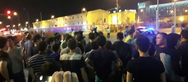 Полицейские перекрыли улицы на Левом берегу Астаны - Sputnik Казахстан