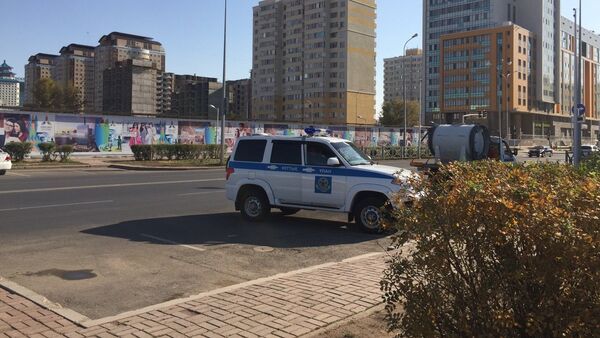 Абу-Даби Плаза маңындағы Ұлттық гвардия автокөлігі - Sputnik Казахстан