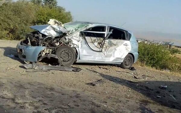 Крупная авария на трассе Бишкек-Ош - Sputnik Казахстан