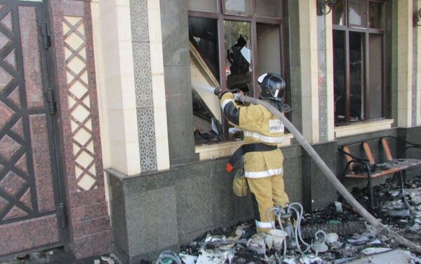 Пожар в кафе Шах - Sputnik Казахстан