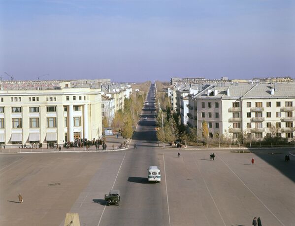 Площадь Ленина в Звездограде - Sputnik Казахстан