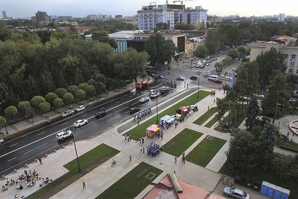 Площадь Астана в Алматы после реконструкции - Sputnik Казахстан