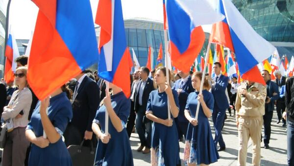 Широкая русская душа: Россия встречала гостей на ЭКСПО - Sputnik Казахстан
