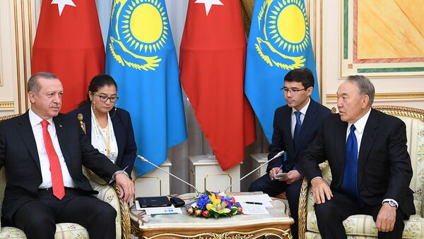 Встреча с Президентом Турецкой Республики Реджепом Тайипом Эрдоганом - Sputnik Казахстан