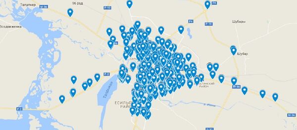 Где установлены гроздья камер системы Сергек в Астане Где установлены гроздья камер системы Сергек в Астане - Sputnik Казахстан