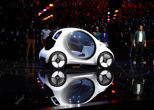Автомобиль будущего – Smart Vision EQ Fortwo - Sputnik Казахстан