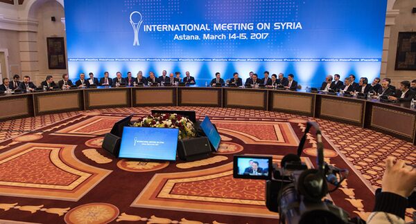 Архивное фото сирийских переговоров в Астане - Sputnik Казахстан