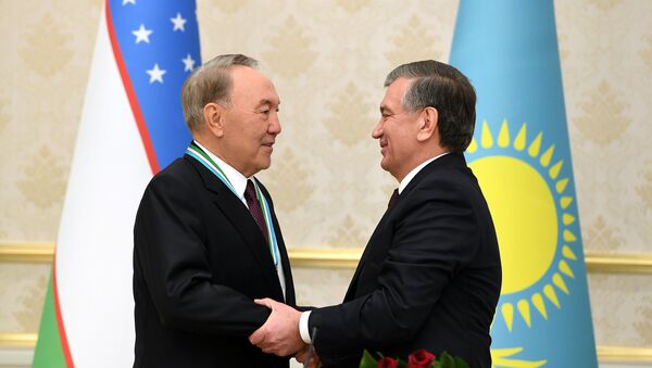 Нурсултан Назарбаев и Шавкат Мирзиеев - Sputnik Казахстан