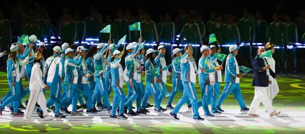 Церемония открытия V Азиатских Игр в закрытых помещениях и по боевым искусствам - Sputnik Казахстан