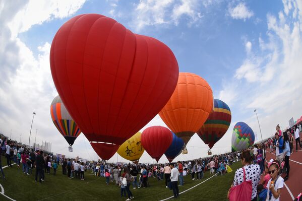 Международный фестиваль воздушных шаров - Sputnik Казахстан