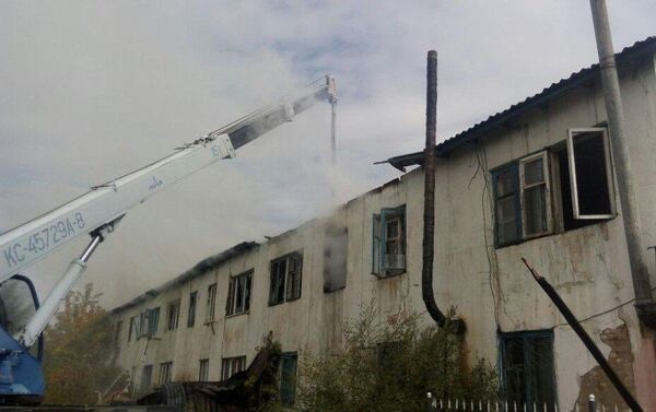Жилой дом горит в селе Жансугурова - Sputnik Казахстан
