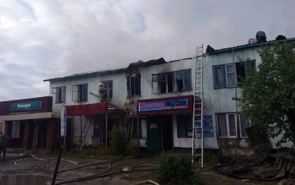 Жилой дом горит в селе Жансугурова - Sputnik Казахстан