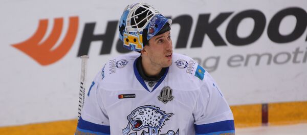 Вратарь ХК Барыс Хенрик Карлссон - Sputnik Казахстан