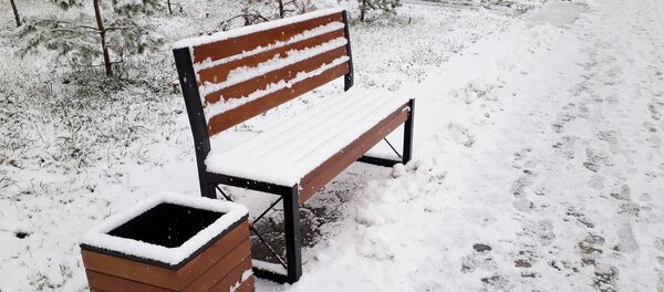 Первый снег выпал в Петропавловске - Sputnik Казахстан