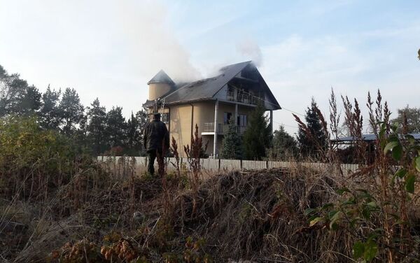 Особняк горел в районе Казахфильма - Sputnik Казахстан