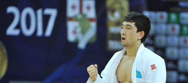 Казахстанский дзюдоист стал чемпионом этапа Гран-при по дзюдо в Ташкенте Казахстанский дзюдоист стал чемпионом этапа Гран-при по дзюдо в Ташкенте - Sputnik Казахстан