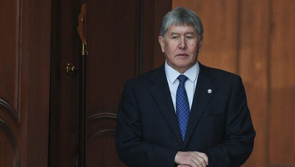 Президент Кыргызстана Алмазбек Атамбаев - Sputnik Қазақстан